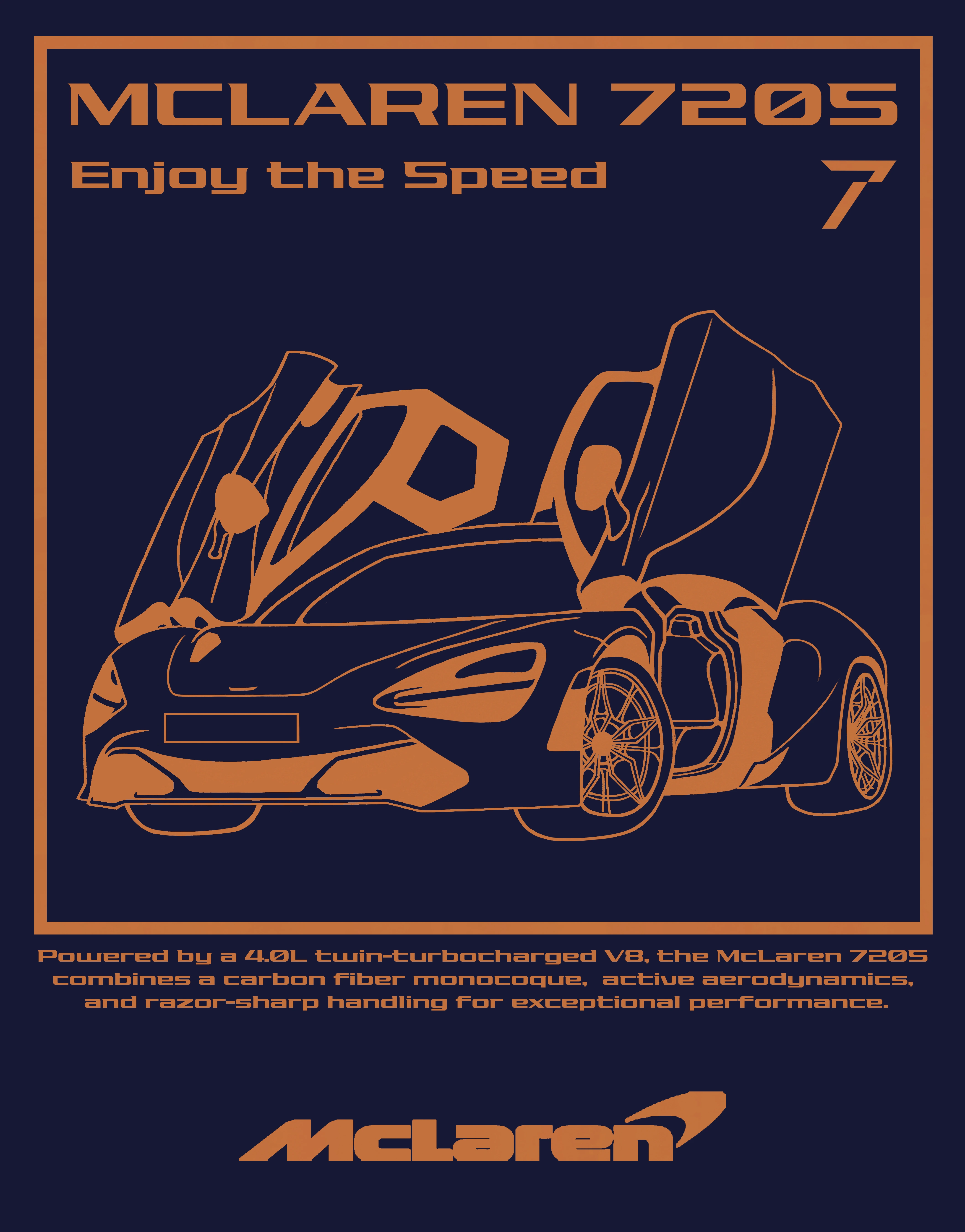 Ilustración personalizada de un coche, servicio Blueprint